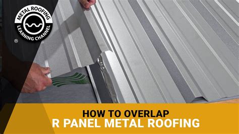 how to overlap sheet metal|how to overlap metal roofing.